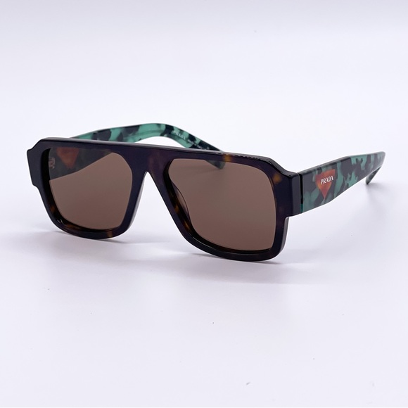 NEW PRADA UNISEX PR22YS 2AU06B SUNGLASSES GREEN PR 22YS NEW PRADA SPR 22Y - Picture 3 of 9